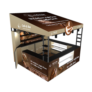 Stand Modular de Aluminio para Ferias Comerciales, Personalizado de 10x10, con Retroiluminación por Sublimación, Portátil, para Cafeterías y Exposiciones - Product Image 3