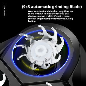 <span class=keywords><strong>Rasoir</strong></span> électrique rotatif pour hommes 4-en-1 étanche USB rechargeable Tondeuse à barbe <span class=keywords><strong>Rasoir</strong></span> pour usage domestique - Product Image 5