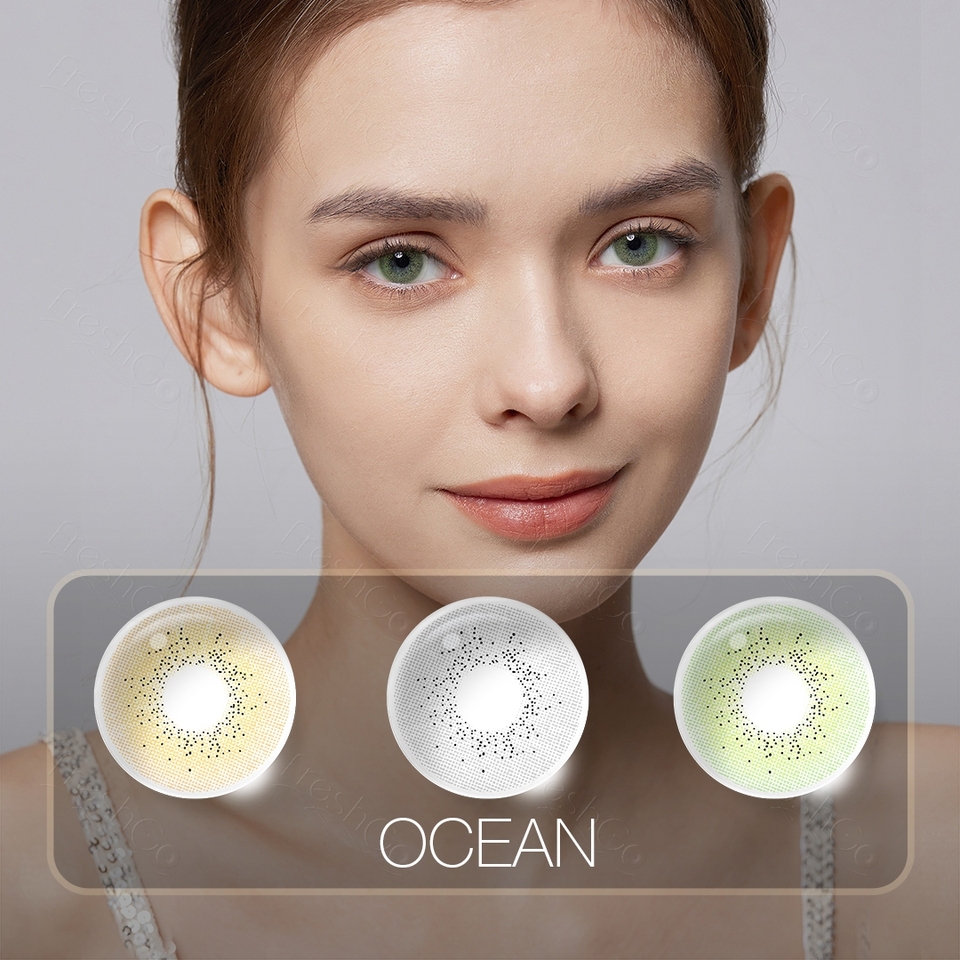 Free Shipping Eye Contacts Bulk Soft Contact Lens Colors Wholesale Colored Contacts Lenses Freshgo Lentes De Contacto De Colores