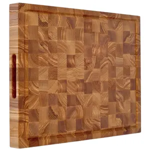 Custom large chopping blocks wooden chopping board wood end grain cutting board kitchen maple walnut acacia wood cutting board