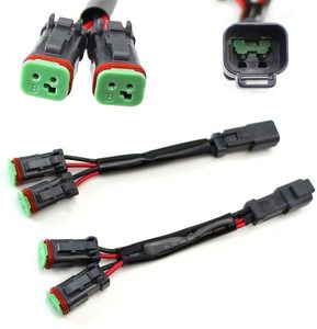 Kit de faisceau de câblage de connecteur 16AWG DT lampe de travail à LED-2 fils un contrôle une unité étanche pour camion tout-terrain lumière à Led - Product Image 5