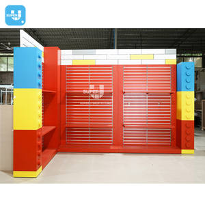Rak pajangan mainan anak-anak, furnitur pajangan dinding toko mainan anak warna-warni trendi desain dekorasi Interior - Product Image 1