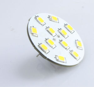2W G4 LED Ampoule 12V AC/DC Bi-Pin Base Plafond Encastré Puck Light Bulb LED pour RV Camper Trailer Motorhome 5th Wheel, Marine Boat - Product Image 1