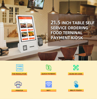 Kiosque numérique Android à écran tactile pour commande en libre-service, tablette de commande pour restaurant, terminal de vente, paiement sans assistance, SDK de codes-barres