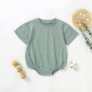 Groothandel Nieuwe <span class=keywords><strong>Baby</strong></span> Onesie Zomer Korte Mouw Jumpsuit Pasgeboren Tas Scheetkleding <span class=keywords><strong>Baby</strong></span> Puur Katoenen Rompertjes <span class=keywords><strong>Baby</strong></span> Bodysuit - Product Image 5