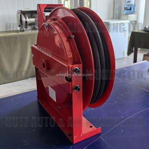 Enrouleur de Tuyau Industriel Rétractable WILLEST à Double Bras Haute Pression HRO8036-R3/8" avec Retour à Ressort et Support de Rangement - Product Image 4