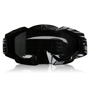 Masque de ski tout-terrain pour moto, motocross, avec équipement respiratoire intégral, cadre en silicone, lentilles en polycarbonate, coupe-vent, logo personnalisé - Product Image 5