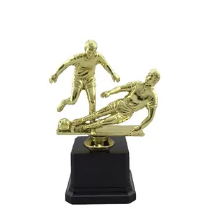 颁奖纪念品定制塑料足球动作奖杯雕像