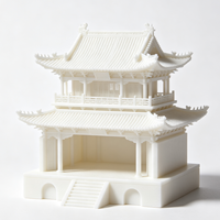 Modèle d'architecture imprimé en 3D sur mesure, service d'impression SLA/SLS pour prototypes de bâtiments de stades - Matériaux en nylon et métal, MOQ