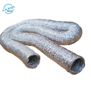 <span class=keywords><strong>Tuyau</strong></span> flexible <span class=keywords><strong>isolé</strong></span> blanc pour conduite d'air avec revêtement en feuille d'aluminium - Product Image 3