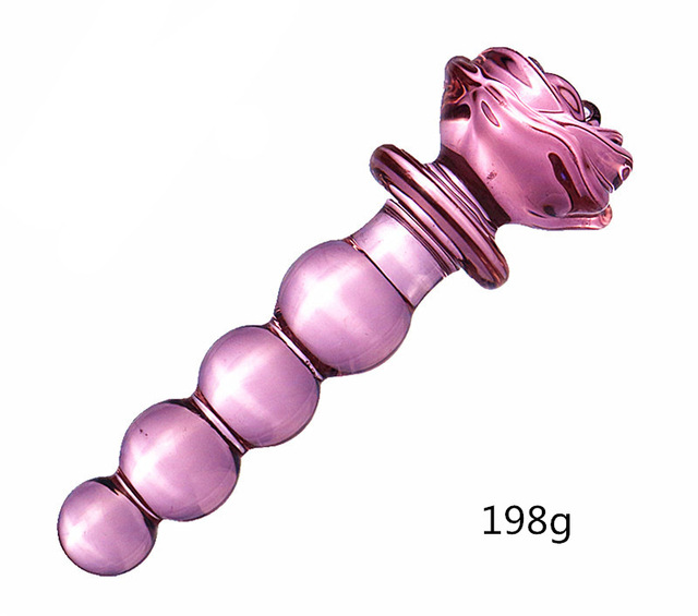 rose glass anal plug Lovehoney Full Bloom Large Rose Glass Butt Plug 4 Inch