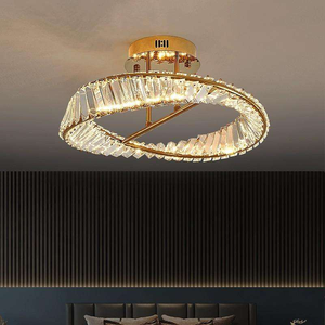 Lampadari di Lusso <span class=keywords><strong>per</strong></span> <span class=keywords><strong>Camera</strong></span> da Letto, Lampadario <span class=keywords><strong>LED</strong></span> <span class=keywords><strong>per</strong></span> Soggiorno, Lampade a Sospensione <span class=keywords><strong>per</strong></span> Soffitto, Illuminazione con Lampadario di Cristallo - Product Image 2