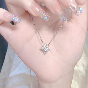 Collar de Plata de Ley S925 Zixia Fairy, Colgante de Jade Morado Mariposa, Colgante de Ágata Morada Hielo, Nuevos Colgantes Finos - Product Image 3