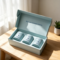 Nouvelle arrivée : flacon en verre pour pilules et vitamines, emballage unique vert mat recyclable, conteneur pour médicaments et compléments alimentaires