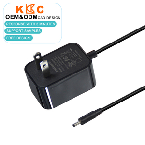 KUNCAN 5V 1A 3A Type C <b>USB</b> Power Supply Adapter US Plug 120V AC Braided PVC Jacket for Security Camera - Product Image 4