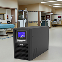 UPS Online 3 Tingkat isolasi Galvanic untuk sistem PC medis/industri/Desktop 0ms Transfer fase tunggal Output gelombang sinus murni