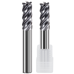 HRC65 SUS-4F Tungsten Carbide ALTin Coated Flat End Milling Cutter with 10mm <strong>Cutting</strong> Edge <strong>CNC</strong> Center - Product Image 1