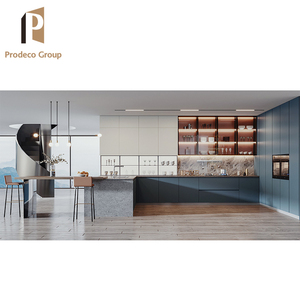 Prodeco đồ nội thất sang trọng thông minh Laminate tấm khung nhôm cho tủ bếp màu sắc kết hợp thiết kế - Product Image 6