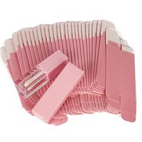 Boîtes en papier kraft personnalisables pour tubes de rouge à lèvres brillant à lèvres Emballage cosmétique élégant Lamination mate Bronzage Vente en gros au détail