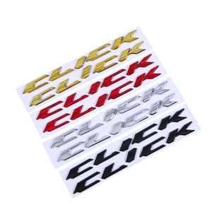 Coche y motocicleta Hon da Click emblema de logotipo de plástico cromado personalizado para emblema de motocicleta clic - Product Image 1