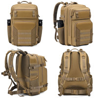 Muestra Gratuita, Mochila Táctica Personalizada Impermeable de Nailon con Camuflaje, para Gimnasio, Senderismo, Viajes, Caza, Mochilas Tácticas de 45L, Mochila Táctica Molle
