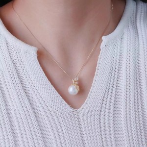 Pendentif en argent S925 avec perles rondes de 10-13 mm, accessoires de perles DIY, support vide, cache-cernes, collier en jade 31169 - Product Image 3