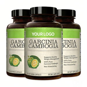 Cápsulas Vegetarianas de Garcinia Cambogia 100% Pura (90 Unidades), Cápsulas Adelgazantes Quemagrasas, Cápsulas Adelgazantes Herbales, Píldoras para el Control de Peso - Product Image 1