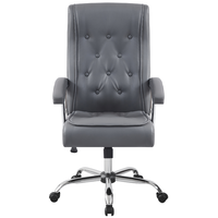Chaise de bureau de direction moderne de luxe, ergonomique, confortable, en cuir PU