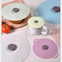 Couvre-aliments en silicone de qualité alimentaire pour bols, assiettes, boîtes et casseroles, couvercles hermétiques réutilisables, résistants à la chaleur, protection anti-éclaboussures pour micro-ondes