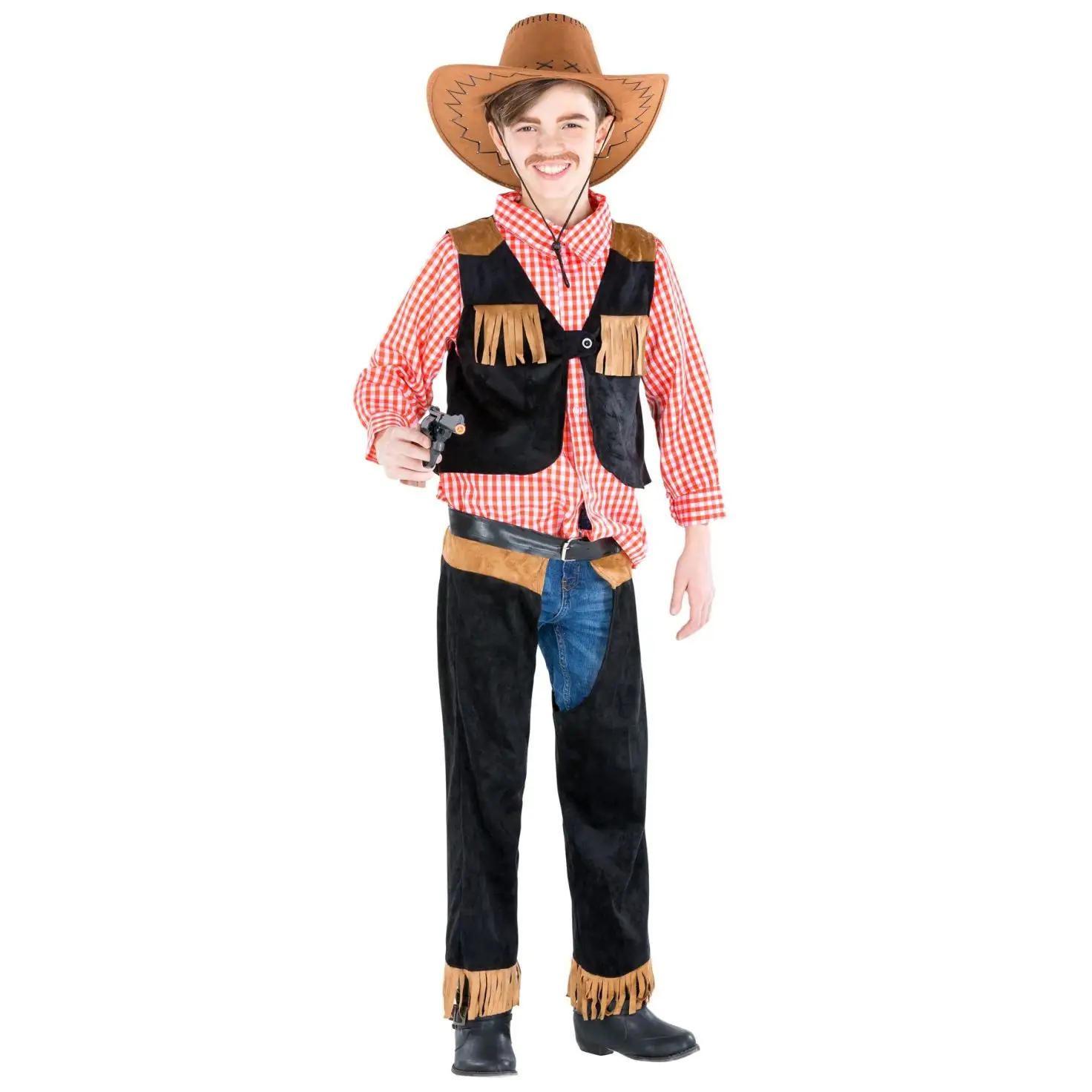 경쟁력있는 가격 할로윈 파티 어린이 코스프레 카우보이 의상 서양식 옷