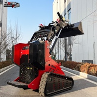 Mini-chargeuse compacte sur pneus économique, directement de l'usine, pour diverses industries