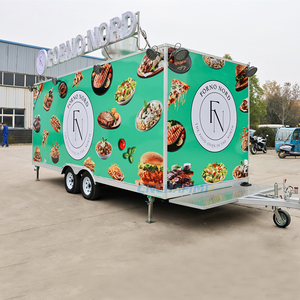 Camión de Comida Móvil de Aluminio Personalizable Chammp, Remolque Cuadrado de Comida Rápida, Carrito de Comida para <span class=keywords><strong>Hot</strong></span> Dogs, Helados, Dulces, Hamburguesas - Product Image 3