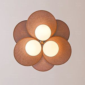 Lustre de Style rétro français du milieu du siècle <span class=keywords><strong>lampe</strong></span> de haricot magique en rotin japonais pour Bar salle à manger maison Restaurant pour chambre étude - Product Image 2