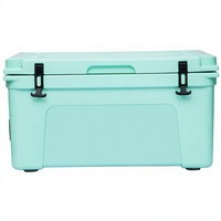 Glacière isotherme portable 60L en LLDPE de qualité alimentaire, rotomoulée, pour activités de plein air, chasse, pêche, camping, pique-nique