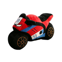 Peluche Moto Créative Simulée, Coussin à Câliner, Figurine - Polyester Coton PP, Unisexe, Cadeau de Fêtes, Boîtes d'Usine