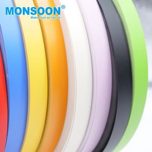 Bande de chant en PVC auto-adhésive de 3 mm, couleur unie, écologique, avec finition mate/brillante pour meubles et portes d'armoires - Product Image 1