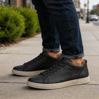CACATUA – Baskets respirantes en PU pour hommes, nouveau style, à lacets, légères, semelle antidérapante, confortables pour la marche quotidienne 20260811-17