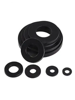 TOBO groupe M2 M3 M4 M5-M20 noir/blanc Nylon rondelle plate en plastique plan entretoise joint torique rondelle pour vis