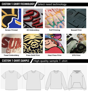 顶级t恤男装Y2K街装定制t恤100% 棉复古印花明星t恤 - Product Image 6