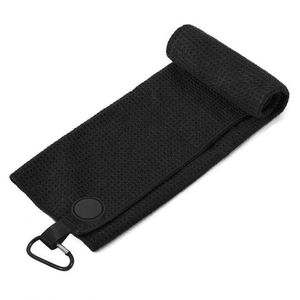 Serviette de golf magnétique personnalisée avec impression brodée, serviette en microfibre super absorbante, serviette de golf gaufrée avec logo personnalisé - Product Image 4