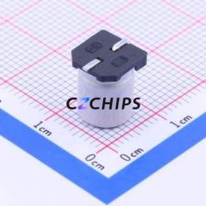 Condensateur électrolytique en aluminium SMD VZH220M2ATR-0810, SMD, D8xL10mm 22uF 20% 100V 8mm - Product Image 2