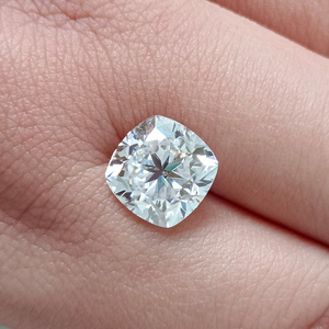 DEF VVS moissanite diamantes cuadrado cojín corte 0.3ct 0.5ct 1ct 2ct cuadrado cojín forma moissanite piedras - Product Image 3