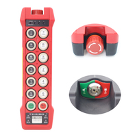 Télécommande radio industrielle à 12 boutons, simple vitesse, prix usine, pour machines portuaires et grues portiques à conteneurs de grande taille