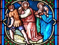 Panel de Vidrio Artístico Laminado con Figura Retrato, Vidrieras Personalizadas para Iglesia, Decoración de Lujo para Dormitorio, Sala de Estar, Vestíbulo