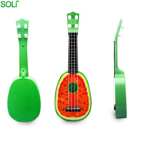 Simulation Éducatifs <span class=keywords><strong>Enfance</strong></span> Guitare Jouets Pour Enfants En Plastique Instruments de Musique Ukulélé Jouet - Product Image 1