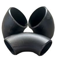 Coude de tuyauterie en acier au carbone allié, soudé, 45 degrés, basse pression, résistant à la corrosion, ASME B16.9 A234WPB Classe 1000, antirouille