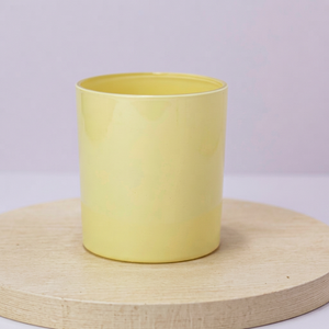 Porte-bougies décoratifs personnalisés de haute qualité, résistants à la chaleur, en verre de 7 oz, avec pulvérisation de couleur macaron - Product Image 1