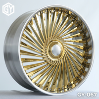 Rines Forjados Personalizados GY Deep Dish, Rines Duraderos para Automóvil de 18 19 20 21 22 Pulgadas 5x112 5x120 5x130 para la Serie Clase S Maybach