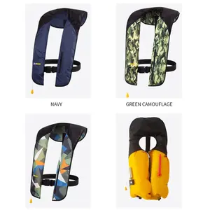 قابل للنفخ ، سترة نجاة أوتوماتيكية ، عاكسات صيد يدوية 150N PFD ، سترة نجاة قوارب للطفو - Product Image 5