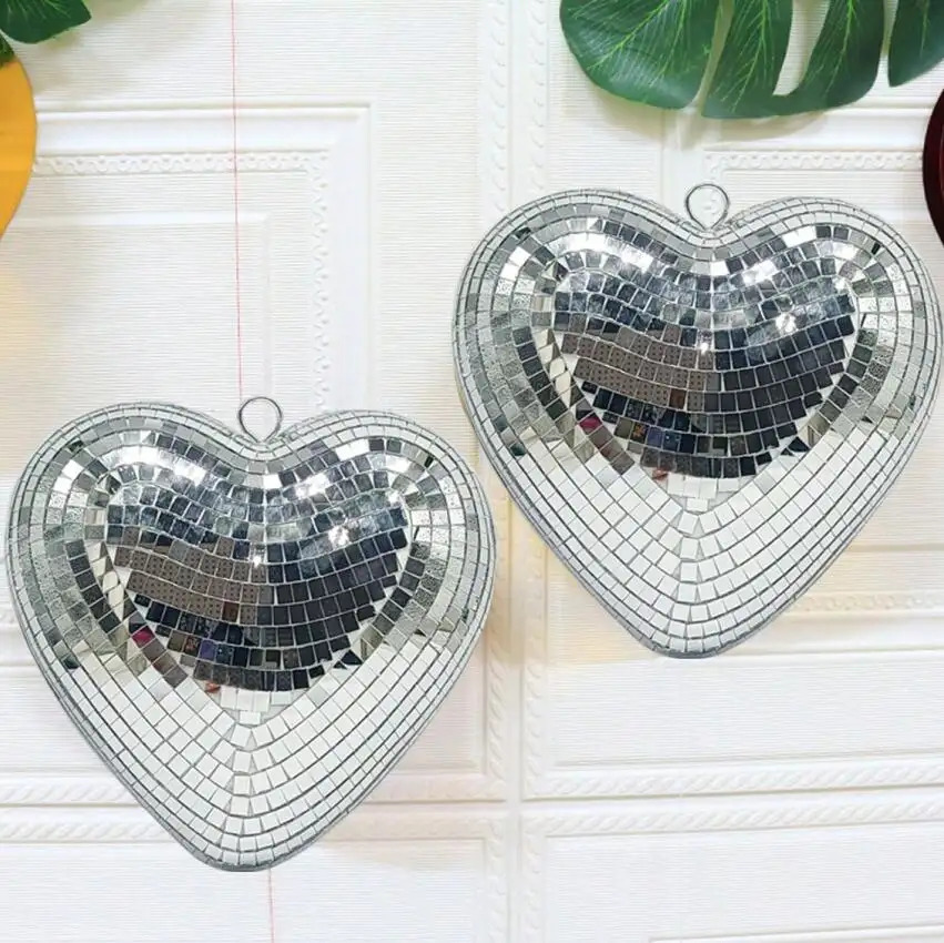 valentine's day gift ideas 2024 .Heart shape Disco Ball .valentine's day home decoration.